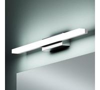 Mai & Mai Lampe Murale Miroir LED 6000K pour Salle de Bain Chrome 60cm | Lumière Miroir Moderne, Éclairage Intérieur, IRC ＞ 80, Puissance 14W, Étanche et Antirouille, Desgin Spiegelstrahl