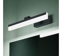Mai & Mai Lampe Murale Miroir LED 6000K pour Salle de Bain Noir 40cm