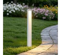 Mai & Mai Lampe sur Pied Extérieur Lapme Jardin Blanc 60x60x800mm Éclairage Extérieur de Jardin LED IP65 Desgin BaldersLights