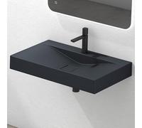 Mai & Mai Lavabo Rectangulaire Posé Suspendu 80x48x10cm