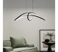 Mai & Mai Lustre Suspension LED avec Télécommande Triple Contrôle Noir 90cm