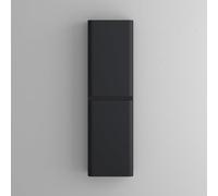 Mai & Mai Meuble de Salle de Bains Meuble Colonne de Rangement Murale Armoire Haute 35x20x120cm Noir Mat Lucca