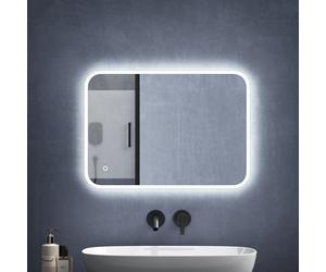 Mai & Mai miroir de salle de bain avec éclairage LED glace suspendu 500x700mm/700x500mm anti-buée interrupteur tactile Luz