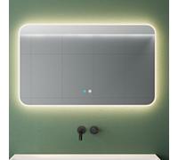 Mai & Mai Miroir Lumineux Suspendu de Salle de Bain Éclairage LED 100x60cm