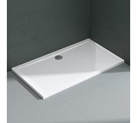 Mai & Mai Receveur de douche 90 x 140 x 4 cm avec profil antidérapant rectangulaire blanc en acrylique de qualité supérieure Lucia02AR