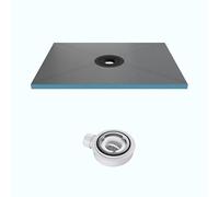 Mai & Mai Receveur de Douche à Carreler XPS 80x100cm avec Bonde Recoupable sur Mesure pour Douche