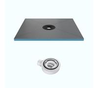 Mai & Mai Receveur de Douche à Carreler XPS 90x120cm avec Bonde Recoupable sur Mesure pour Douche