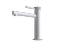 Mai & Mai Robinet pour Lavabo Mitigeur Salle de Bain Blanc Mat 18,1cm