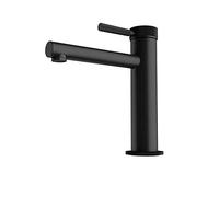 Mai & Mai Robinet Salle de Bain Mitigeur Noir Mat en Laiton Robinet pour Lavabo Vasque WAO-7601