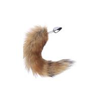 Mai No.50 Fox Tail Metal Plug S Silver Charismatic Candice Brown Taille Unique