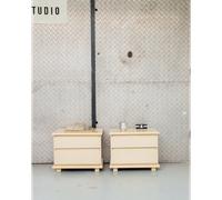 Maïa, la paire de chevets en bois n°154