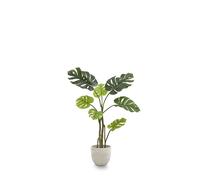Maia Shop | Monstera Artificial | Plantas Artificiales Decorativas | Medidas: 120 x 80 cm | Planta Artificial Realista| Planta Tropical | Ideal Para Decoración