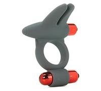 Maia Toys Double Anneau Pénien Vibrant Gris