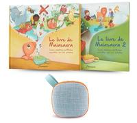 MAIASAURA - Boite à Histoires et Musique pour Enfants de 0 à 8 Ans avec 50 Titres Audio et 2 Livres Inclus - Compatible avec Vos Propres Contenus MP3 - Conteuse à Histoires, Berceuses et Comptines