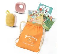 MAIASAURA Coffret Cadeau Boite à Histoires et Musique pour Enfant avec 200 Titres Inclus, Une Coque de Protection, Un Sac et 3 Livres | 10H d'écoute | Personnalisable avec Vos Propres Contenus MP3