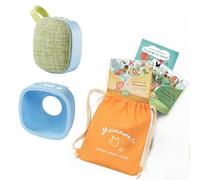 MAIASAURA Coffret Cadeau Boite à Histoires et Musique pour Enfant Maïa Plus avec 200 Titres Inclus | Une Coque de Protection, Un Sac et 3 Livres | Comptines, Histoires, Berceuse | 10H d'écoute