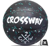 MAIBOLE Street College Ballon de Basket-Ball pour intérieur ou extérieur 69,8 cm, 71,1 cm, 73,7 cm, Mixte, Noir, 5(27.5")
