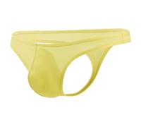 Maiclaice Homme Soie Glacée Tanga Taille Basse Bikini Slip sous-vêtement