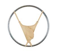 Maiclaice String en soie glacée classique taille basse pour homme, Couleur chair, XX-Large