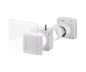 Maico Kit d'installation de fenêtre FE 100/1 SG avec Rabat extérieur pour Ventilateurs 4012799935001