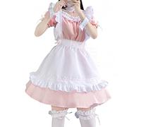 Maid Dress Femme Cosplay Anime Outfit French Maid Halloween Costume Including Dress Headwear Apron Anneau de Manchette Anneau de Jambe