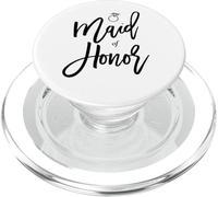 Maid of Honor Élégant Script Bachelorette PopSockets PopGrip pour MagSafe