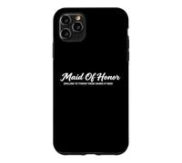 Maid of Honor from Bride for Sister Coque pour iPhone 11 Pro Max