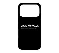 Maid of Honor from Bride for Sister Coque pour iPhone 17 Pro