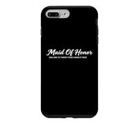 Maid of Honor from Bride for Sister Coque pour iPhone 7 Plus/8 Plus