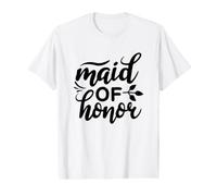 Maid of Honor Mariage, Enterrement de Vie de Jeune Fille T-Shirt Graphique avec Valeur