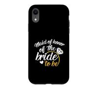 Maid of Honor of The Bride-to-Be Big - Wedding Day Coque pour iPhone XR