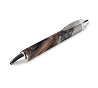 Maiden And Wolf Native Am-erican Stylos à bille rétractables à encre noire pour le travail et les affaires 1 pièce AS PIC 2