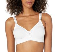 Maidenform Bali-Double Support Cotton Wirefree Bra Soutien-Gorge sans Armatures, Blanc (Blanc 100), (Taille Fabricant:95E) Femme