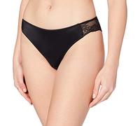Maidenform Comfort Devotion-Lace Back Tanga Culotte, Black Dot, M Femme