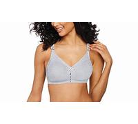 Maidenform Double Support Stretch Wire-Free Bra Soutien-Gorge Coton sans Armatures Speciality, Gris, 100D Womens