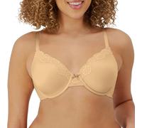 Maidenform Femme Comfort Devotion - Underwire Soutien gorge de tous les jours, Beige (Latte Lift/Black), 90C EU