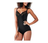 Maidenform Femme Pretty Collection - Bodybriefer With Lace Soutien gorge, Noir (Black), 110E EU
