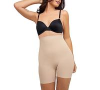 Maidenform Femme Sleek Smoothers - Hi-waist Short Collants gainants, Beige (Paris Nude), XL EU