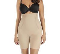 Maidenform Firm Foundations-Hi-Waist Thigh Slimmer Collants Amincissants, Beige (Latte Lift), S Femme