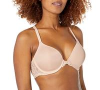 Maidenform One Fab Fit 07112 Soutien-Gorge à Armatures légèrement rembourré avec Dos Nageur Shirt, Opaque, Sandshell/Pearl, 100D Femme