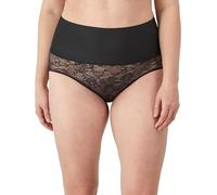 Maidenform Culotte domptez Votre Ventre Slips Gainants, Dentelle Noire, M Femme