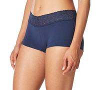 Maidenform Short Dream en Coton avec Dentelle pour Femme, Bleu Marine, 7