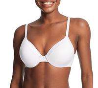 Maidenform Cushioned Underwire, Comfort Devotion T-Shirt Bras for Women, Full Coverage, Convertible Straps Soutien-Gorge, Blanc, 105B Femme