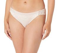 Maidenform Women's Comfort Devotion Lace Back Tanga Panty, Sandshell Cross - Dye, 7