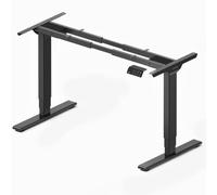 MAIDeSITe Le bureau électrique réglable en hauteur dispose de deux moteurs puissants, de pieds de table en trois parties, de quatre mémoires de hauteur et d'une fonction anti-collision fiable.
