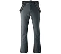 Maier Sports Anton Pantalon de Ski Slim pour Homme - Imperméable - Extensible et Taille réglable - sans PFC - Rembourrage mTHERM et Protection mTEX Contre Les intempéries - Gris - Taille 58 (W42/L33)