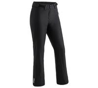 Maier Sports Beate Pantalon de Ski imperméable pour Femme avec Jupe Pare-Neige et Taille réglable, sans PFC et Rembourrage mTHERM et Protection Contre Les intempéries, Noir, Taille 18 (W27/28/L29)