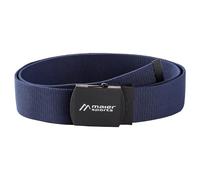 Maier Sports Eco Belt, Ceinture confortable pour l'extérieur avec boucle en plastique pour homme et femme, Extrêmement légère, Réglable en continu, Ajustement parfait, Bleu, 2 (150 cm)