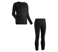 maier sports Sous-vêtement de ski Haut et bas enfant noir 12-13 ans (152 cm)