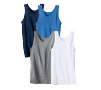 Maier Sports Maillot de corps bleu marine / bleu chiné / gris chiné / blanc, Taille 116